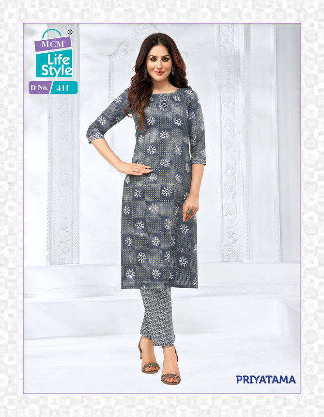 Priyatama Vol 4 By Mcm Kurti With Bottom Catalog
